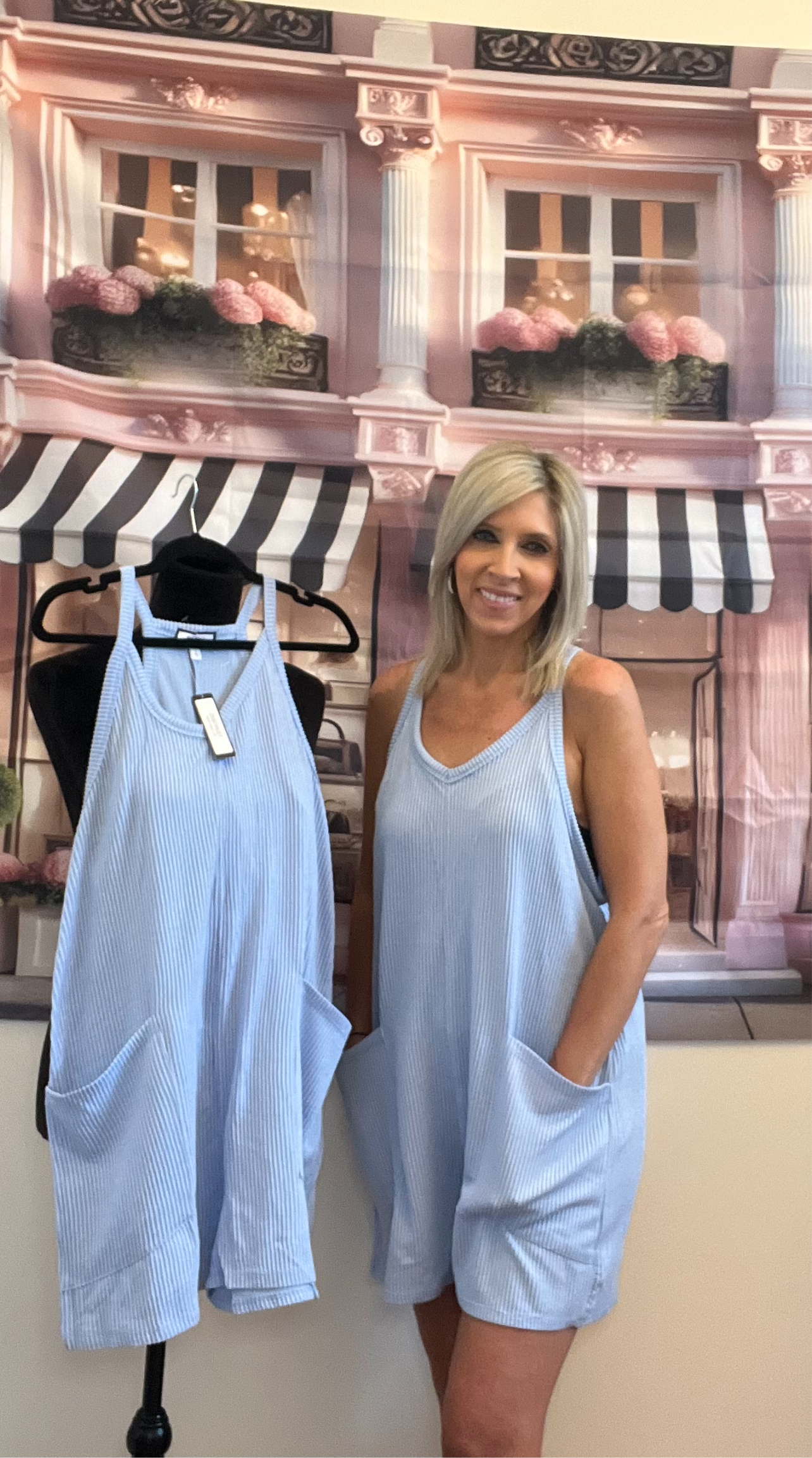 Blue Romper