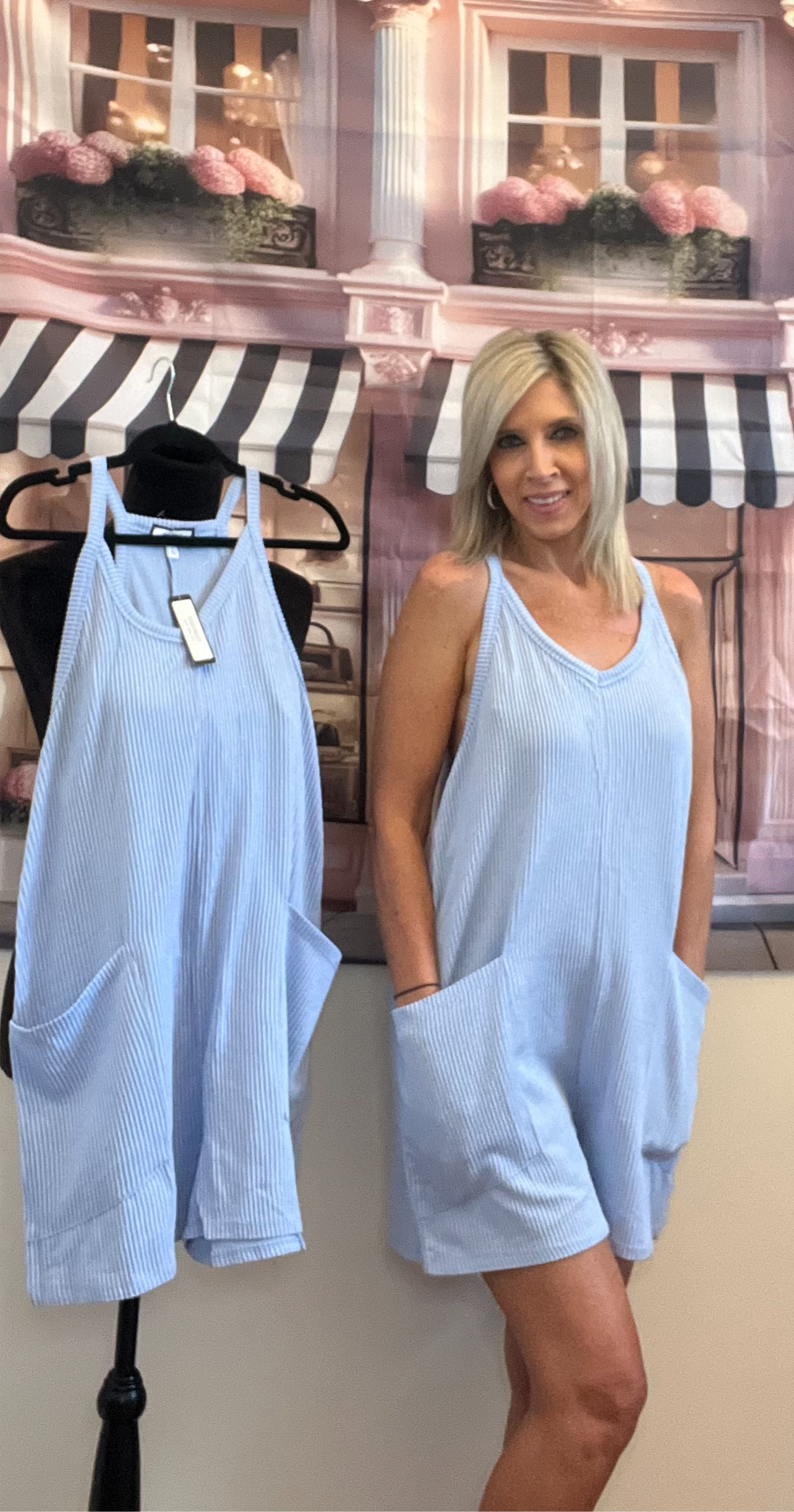 Blue Romper