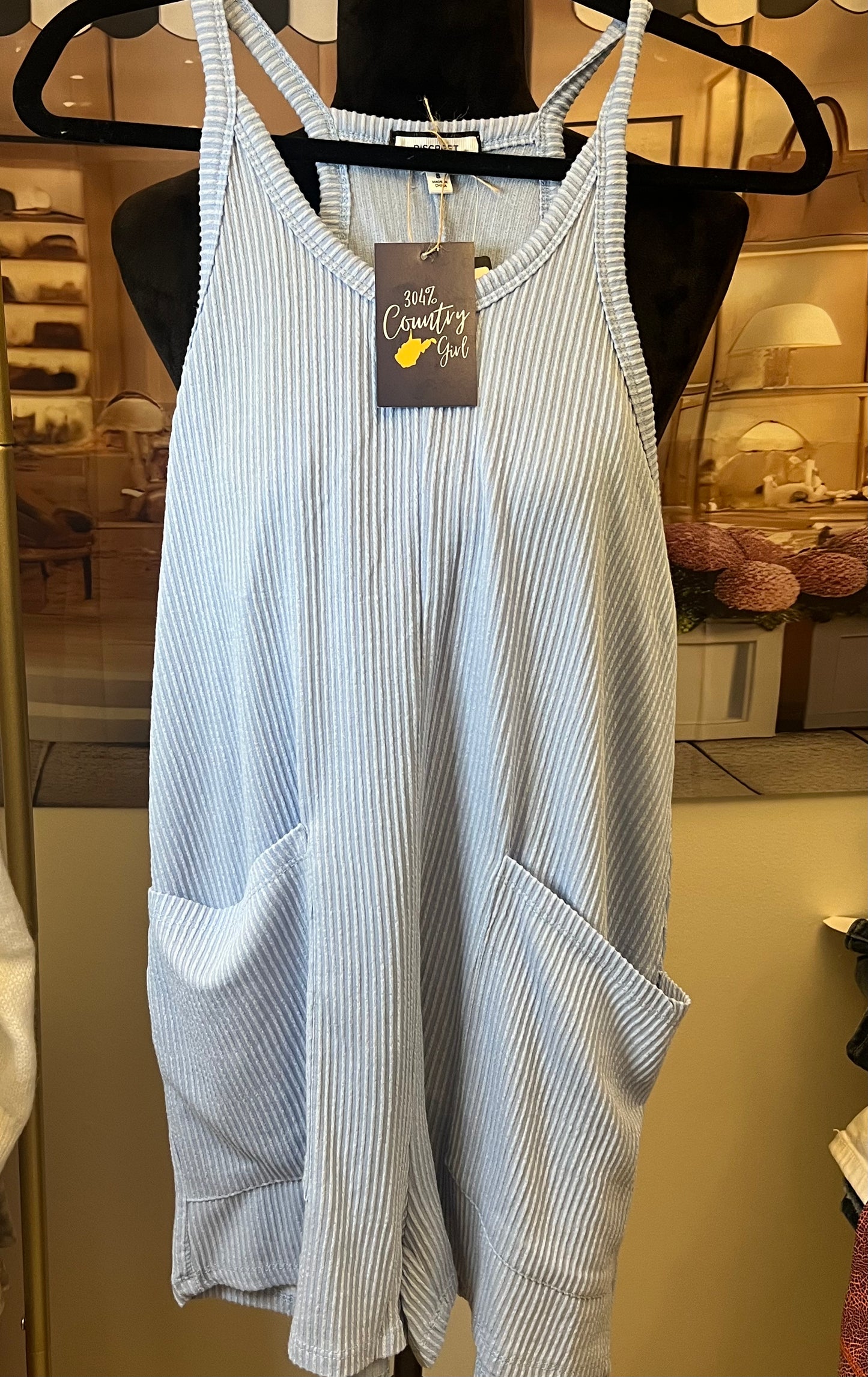 Blue Romper