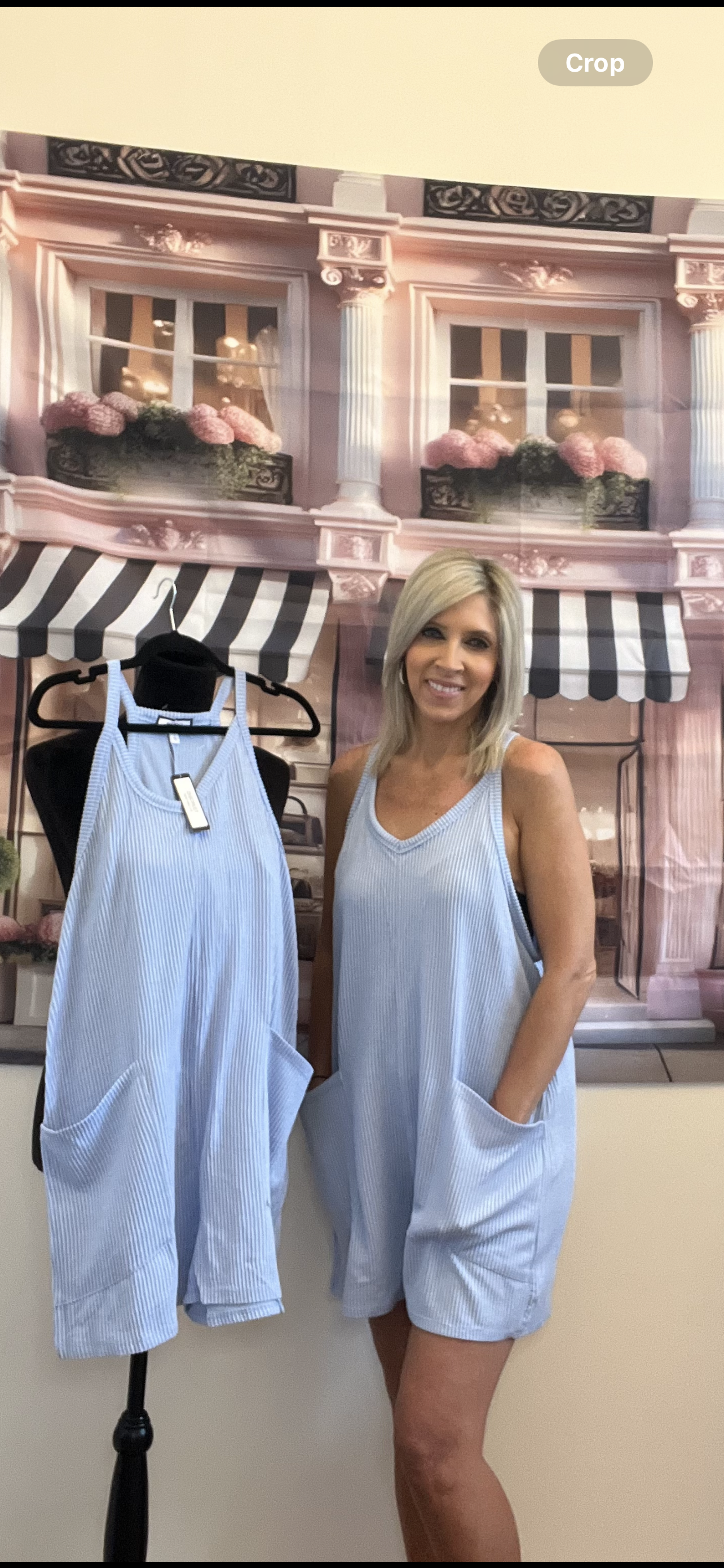 Blue Romper