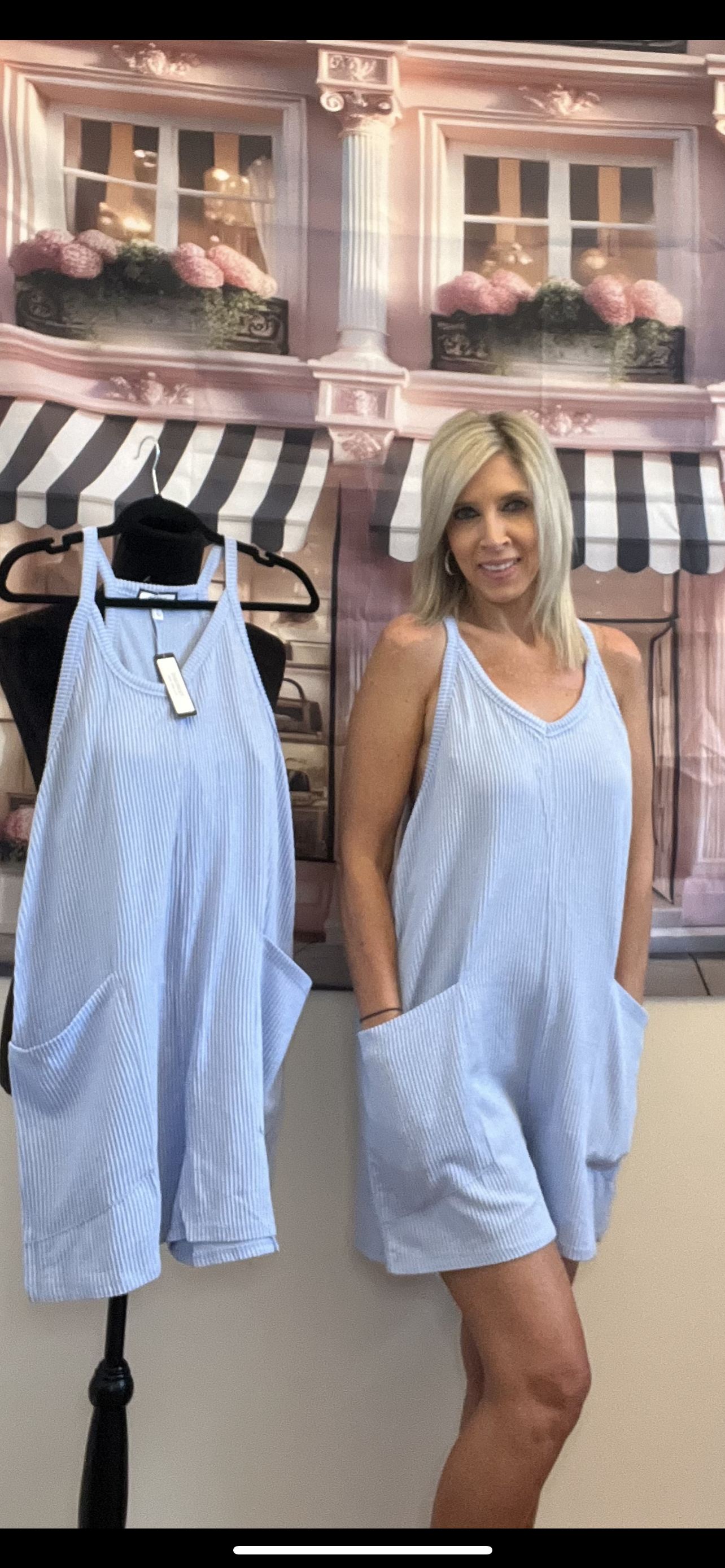 Blue Romper