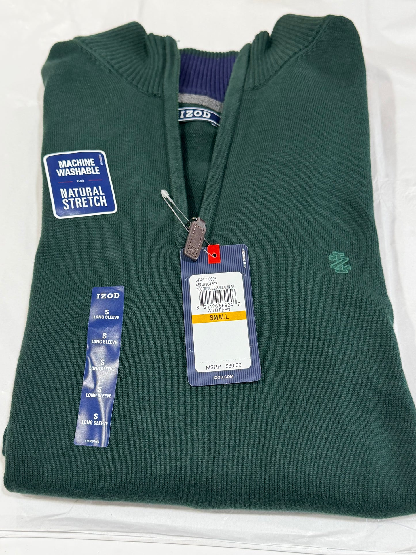 New Men’s Izod Sweater Size Small