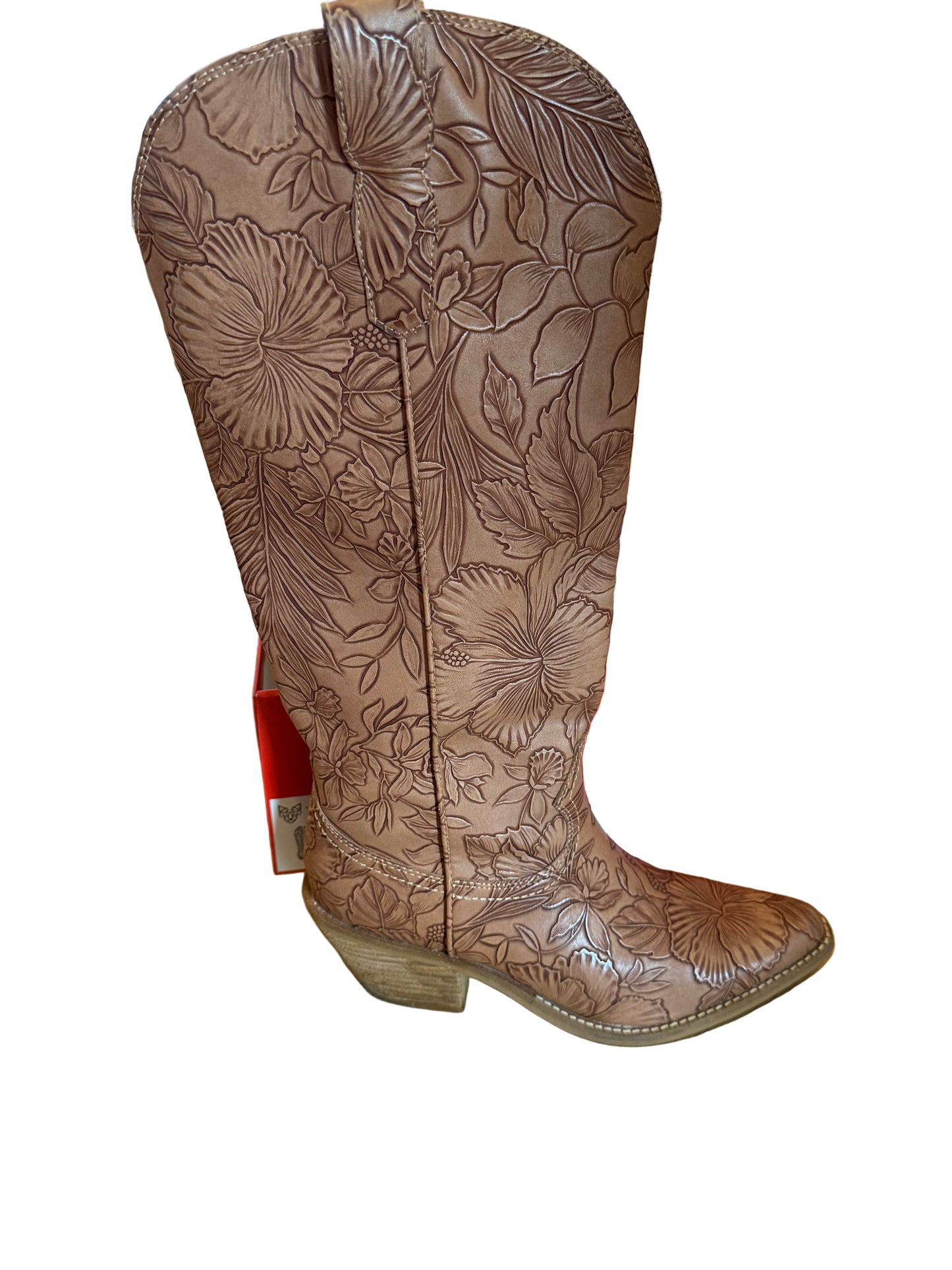 Preowned Gorgeous Leather Boots size 7.5