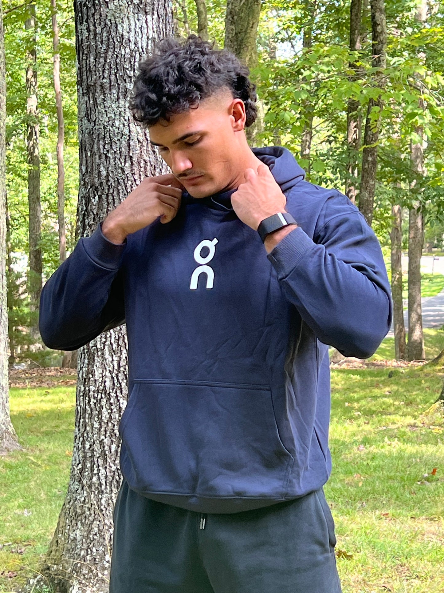 Men’s Blue Hoodie size Large