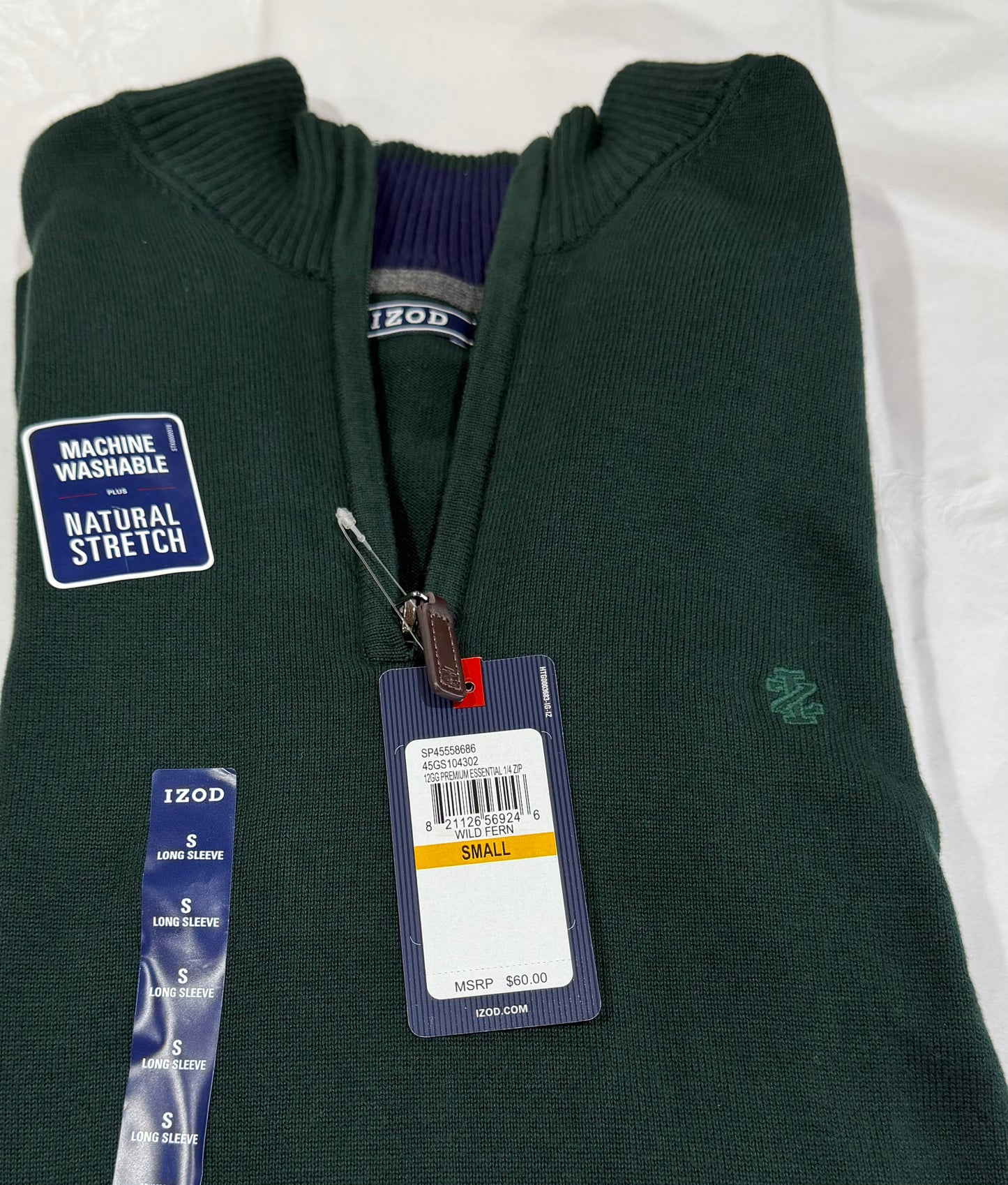 New Men’s Izod Sweater Size Small