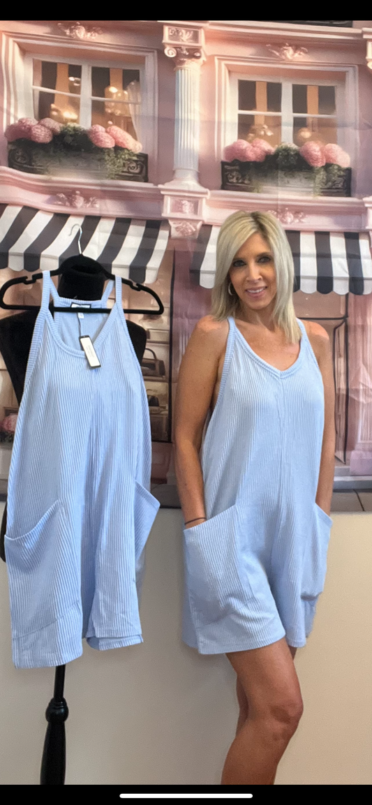 Blue Romper