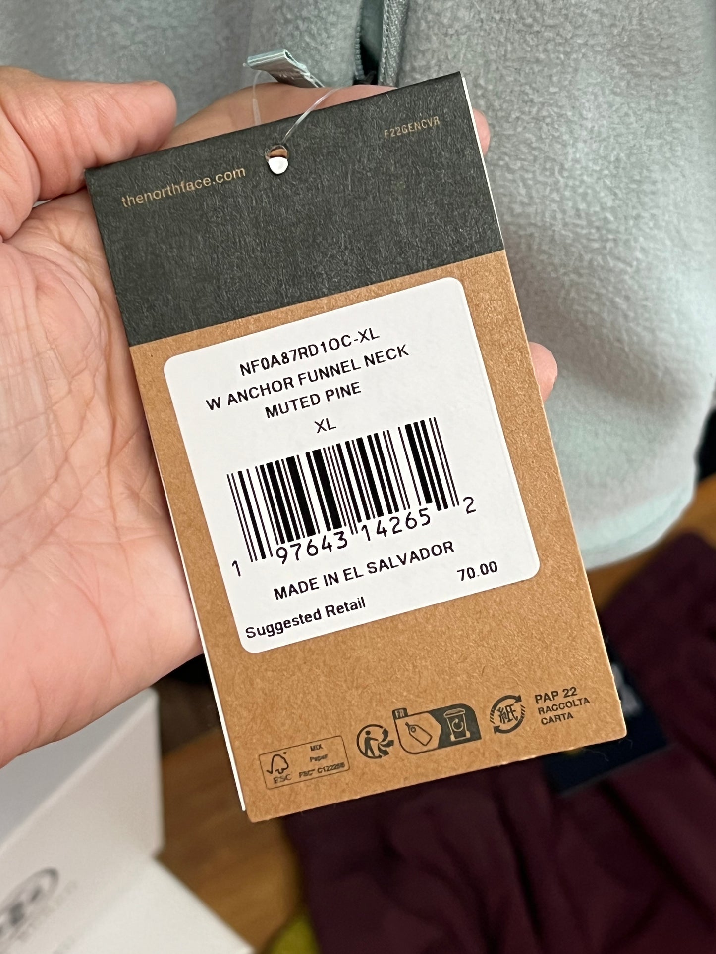 North face fleece pullover