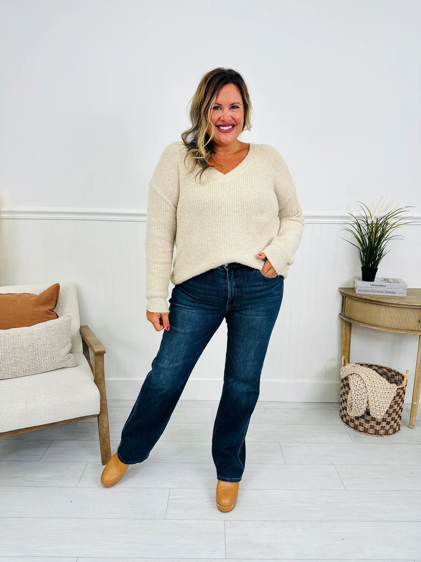 Judy Blue Be In Control Tummy Control Straight Jeans in Regular Size 20