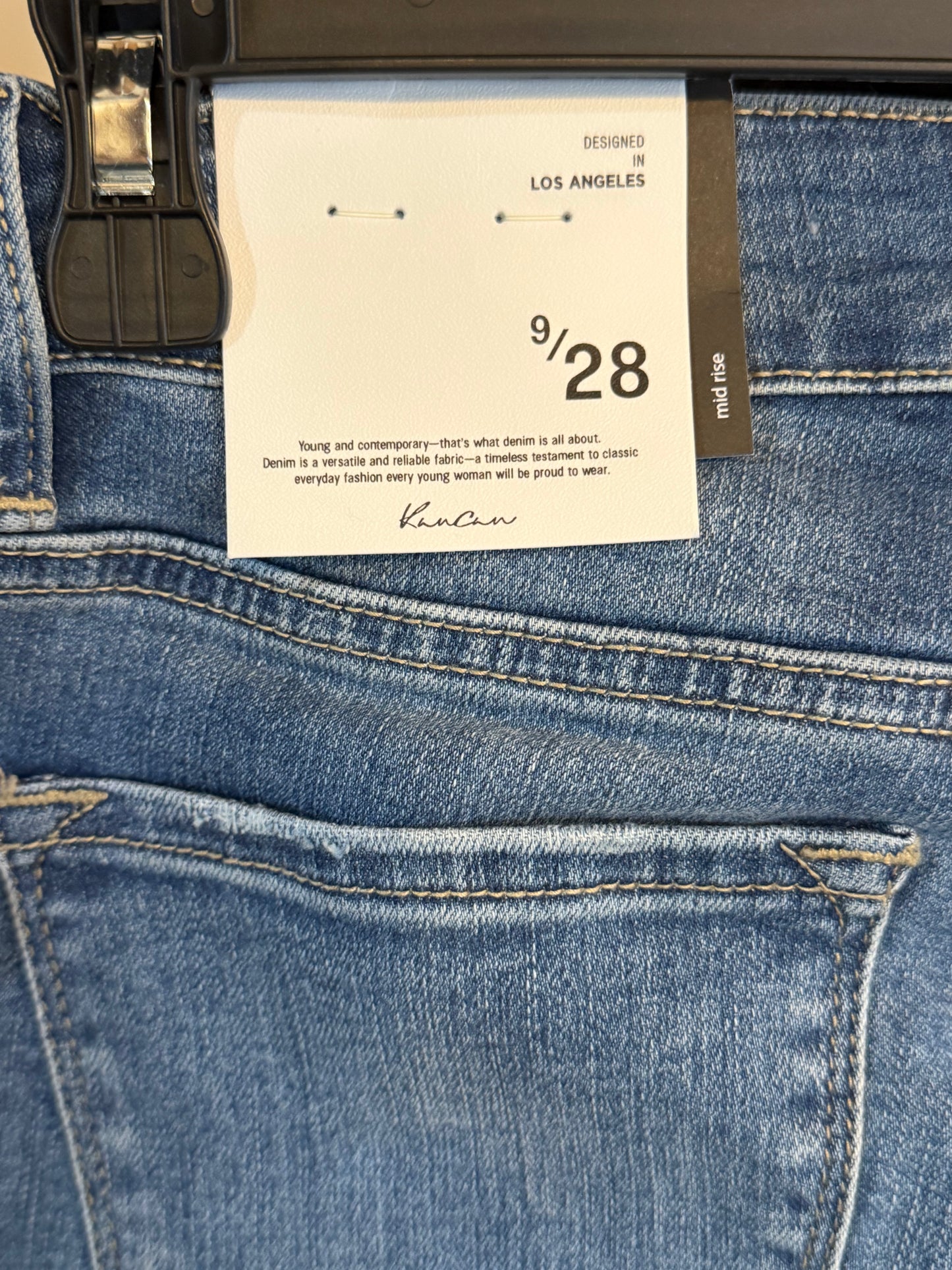 New Kancan Jeans size 9 MidRise Leopard Print