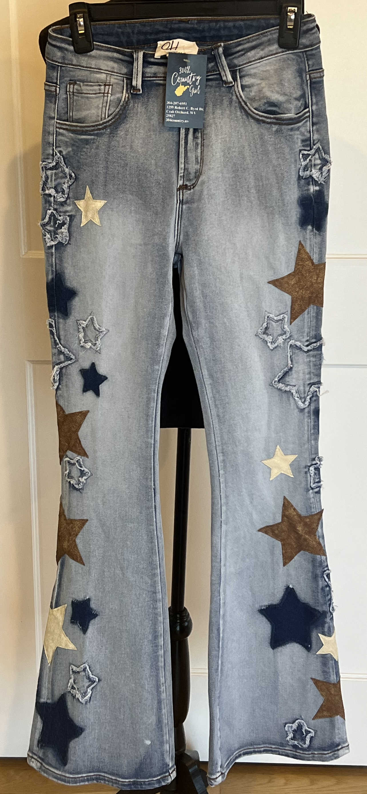Oil and Hali Star Patchwork Jeans size small