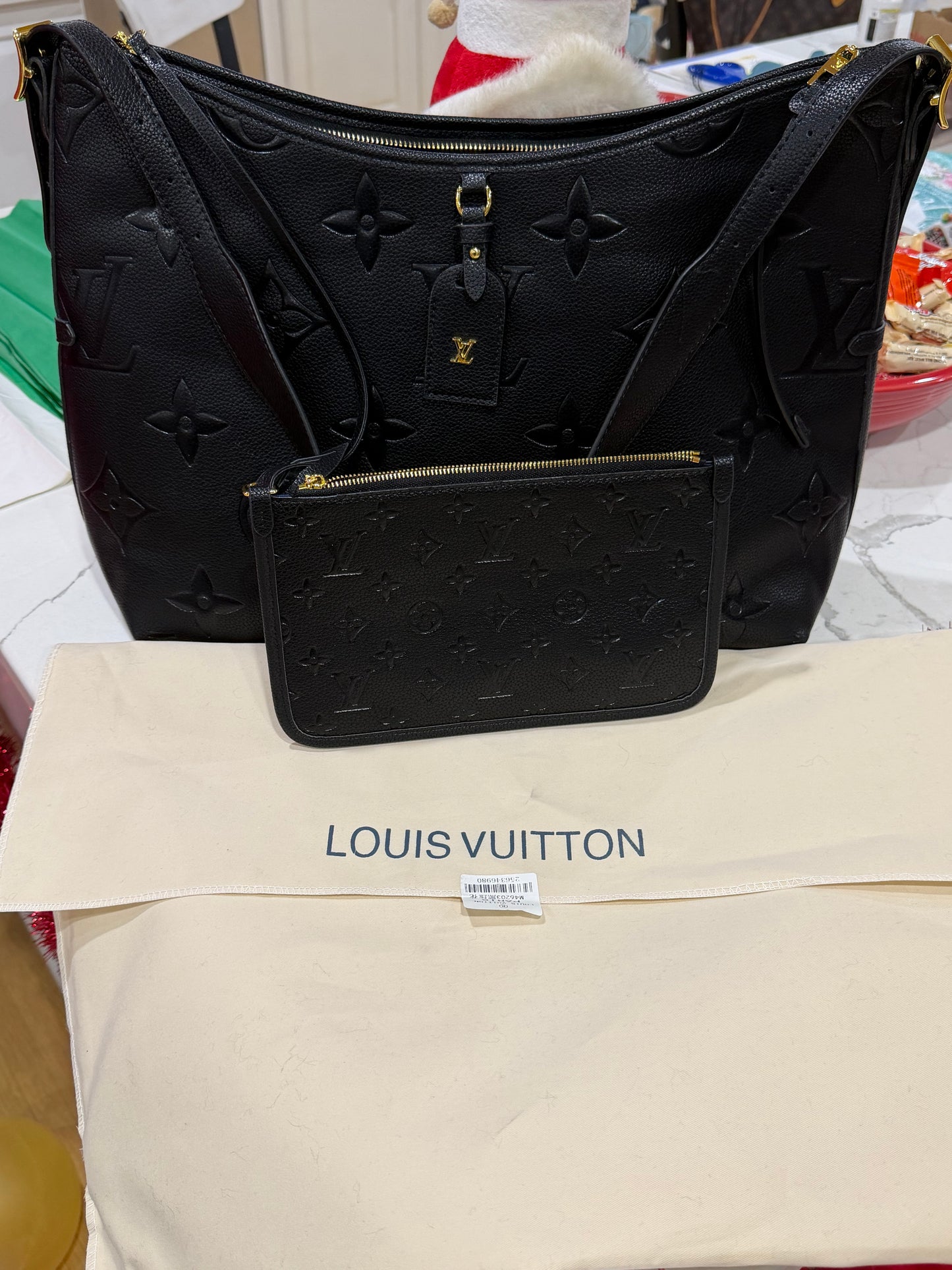 Designer Leather Bag Large